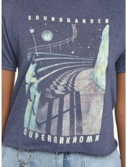 Brand new 👍 Soundgarden Superunknown 👧 Girls Crop T-Shirt 🤩 -Cheap Music Tees Store 19211600 av3