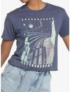 Brand new 👍 Soundgarden Superunknown 👧 Girls Crop T-Shirt 🤩 -Cheap Music Tees Store 19211600 av4