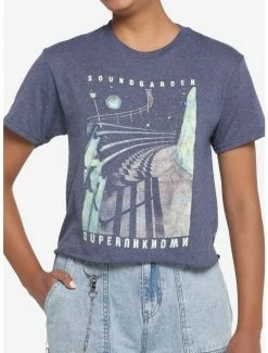 Brand new 👍 Soundgarden Superunknown 👧 Girls Crop T-Shirt 🤩