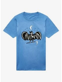 New 🎁 Cavetown Bat Logo Boyfriend Fit 👧 Girls T-Shirt 😉