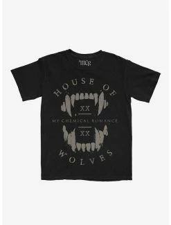 Best reviews of ✨ My Chemical Romance House Of Wolves Boyfriend Fit 👧 Girls T-Shirt 👏