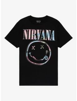 Top 10 👏 Nirvana Pastel Smile Boyfriend Fit 👧 Girls T-Shirt ⌛