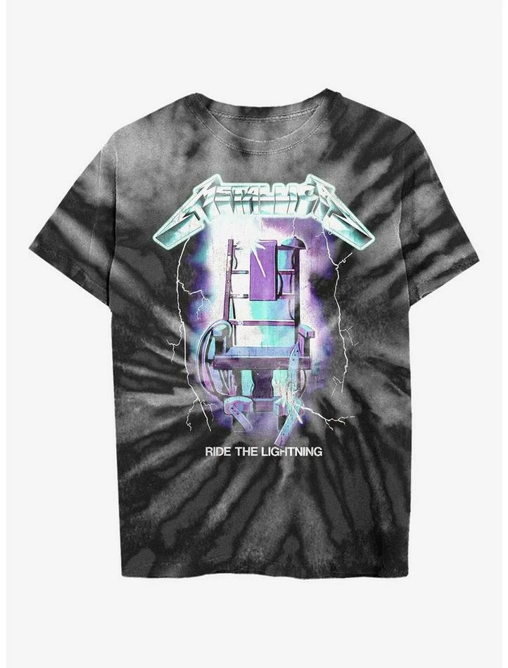 Flash Sale ๐ฅฐ Metallica Ride The Lightning Tie-Dye Boyfriend Fit ๐ง Girls T-Shirt ๐ 3 Flash Sale ๐ฅฐ Metallica Ride The Lightning Tie-Dye Boyfriend Fit ๐ง Girls T-Shirt ๐
