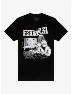 Hot Sale 😍 Green Day TV Wasted Boyfriend Fit 👧 Girls T-Shirt ✔️