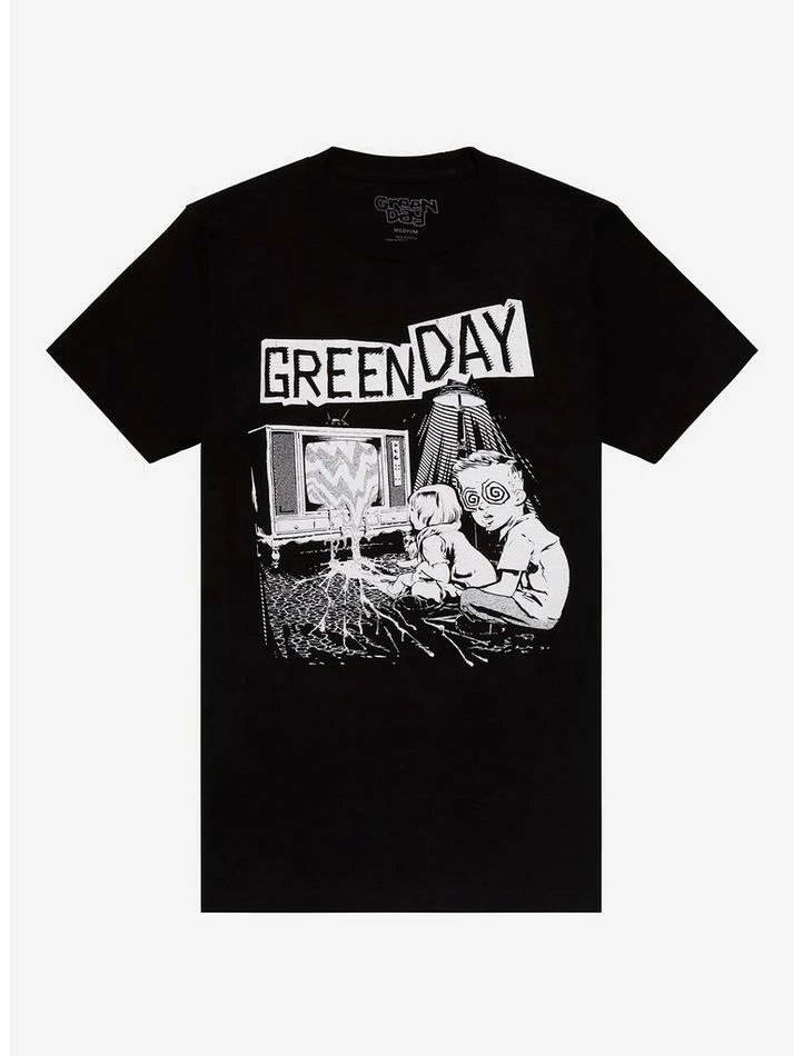 Hot Sale 😍 Green Day TV Wasted Boyfriend Fit 👧 Girls T-Shirt ✔️ 3 Hot Sale 😍 Green Day TV Wasted Boyfriend Fit 👧 Girls T-Shirt ✔️