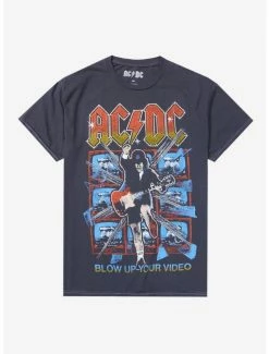 Wholesale ✨ AC/DC Blow Up Your Video Mineral Wash T-Shirt ✔️