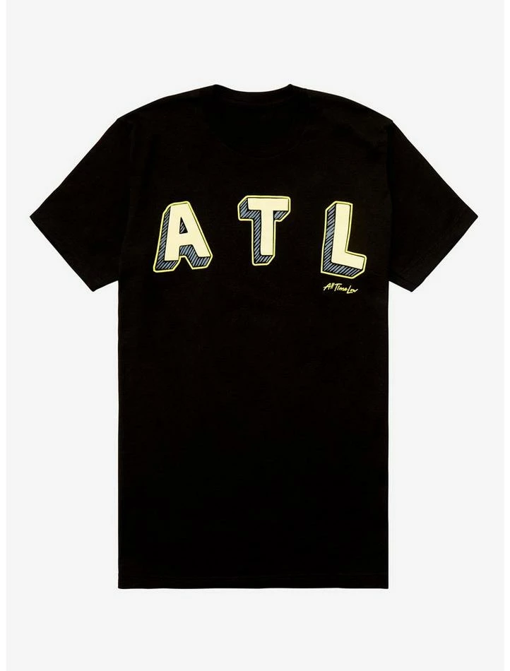 Buy 🔥 All Time Low Block Letters T-Shirt 🛒 3 Buy 🔥 All Time Low Block Letters T-Shirt 🛒