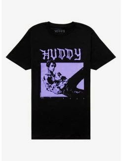 Coupon 🤩 Huddy Purple Portrait T-Shirt ⌛