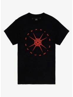 Hot Sale 🥰 Breaking Benjamin Red Logo Boyfriend Fit 👧 Girls T-Shirt 😀