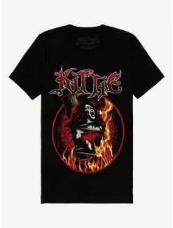 Wholesale 🧨 Kittie Witch Hunt Boyfriend Fit 👧 Girls T-Shirt ⌛