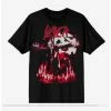 Hot Sale 👍 Slayer Burning Figure Boyfriend Fit 👧 Girls T-Shirt ❤️