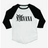 Promo ⭐ Nirvana In Utero Boyfriend Fit 👧 Girls Raglan T-Shirt 😀 -Cheap Music Tees Store 19669431 hi