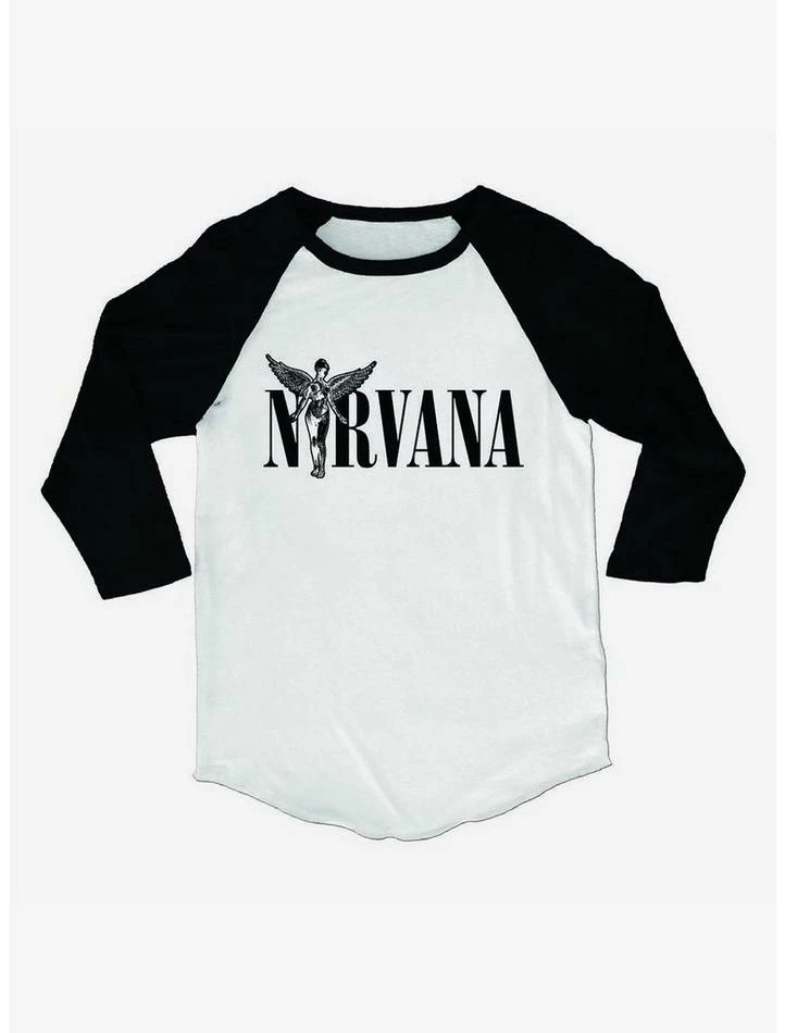 Promo โญ Nirvana In Utero Boyfriend Fit ๐ง Girls Raglan T-Shirt ๐ 3 Promo โญ Nirvana In Utero Boyfriend Fit ๐ง Girls Raglan T-Shirt ๐