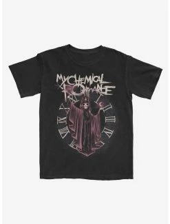 Budget 👏 My Chemical Romance Pepe Clock Boyfriend Fit 👧 Girls T-Shirt ⌛