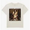 Coupon ✔️ Lana Del Rey Blue Banisters Portrait Boyfriend Fit 👧 Girls T-Shirt 🌟 -Cheap Music Tees Store 19675457 hi