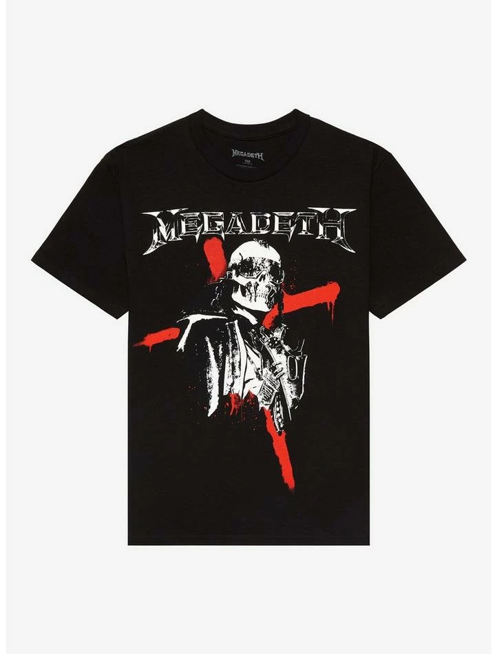 Best Pirce ๐ Megadeth Vic Rattlehead Cross Boyfriend Fit ๐ง Girls T-Shirt ๐คฉ 3 Best Pirce ๐ Megadeth Vic Rattlehead Cross Boyfriend Fit ๐ง Girls T-Shirt ๐คฉ