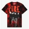 Discount 🎉 The Cure Group Shot Tie-Dye T-Shirt 😍 -Cheap Music Tees Store 19676859 hi