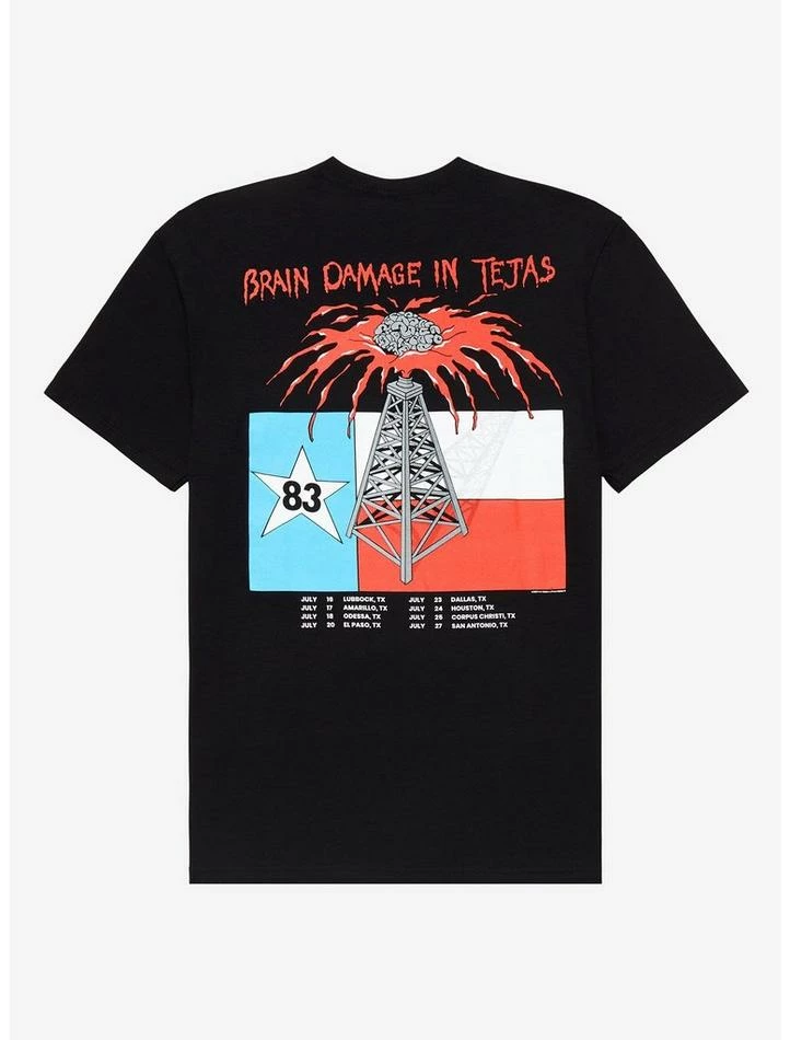 Best reviews of ✔️ Iron Maiden Brain Damage In Tejas 1983 Tour T-Shirt ✨ 4 Best reviews of ✔️ Iron Maiden Brain Damage In Tejas 1983 Tour T-Shirt ✨ - Image 2