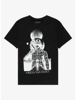 Cheapest 🌟 Greta Van Fleet Moon Statue T-Shirt ✨