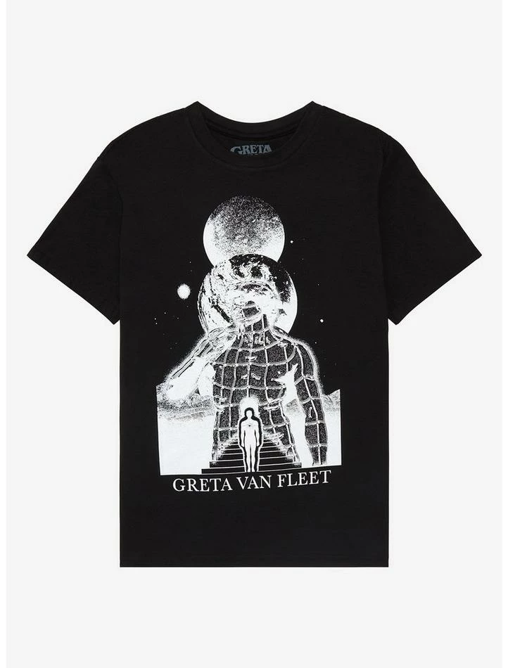 Cheapest ๐ Greta Van Fleet Moon Statue T-Shirt โจ 3 Cheapest ๐ Greta Van Fleet Moon Statue T-Shirt โจ