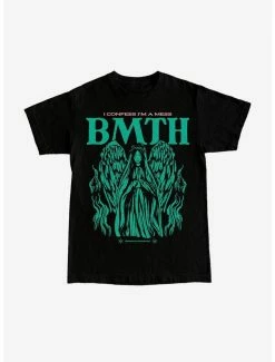 Outlet 💯 Bring Me The Horizon Strangers Boyfriend Fit 👧 Girls T-Shirt 🌟