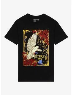 Budget ⭐ Fleetwood Mac White Dove Boyfriend Fit 👧 Girls T-Shirt 🤩