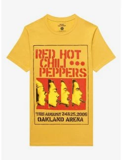 Best deal 🌟 Red Hot Chili Peppers Oakland Arena Concert Boyfriend Fit 👧 Girls T-Shirt 🛒