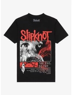 Promo ✨ Slipknot The End, So Far Track List Boyfriend Fit 👧 Girls T-Shirt 💯