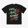 Budget 🎁 Guns N' Roses Paradise City Boyfriend Fit 👧 Girls T-Shirt 🛒 -Cheap Music Tees Store 19818120 hi