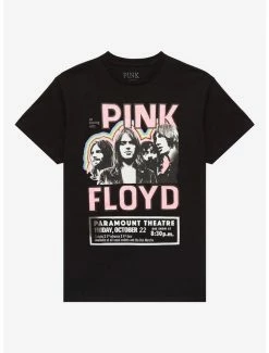 Coupon 🛒 Pink Floyd Paramount Theatre Concert Boyfriend Fit 👧 Girls T-Shirt 👍