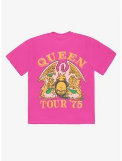 Flash Sale 💯 Queen Tour '75 Boyfriend Fit 👧 Girls T-Shirt 🎁