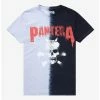 Buy ✨ Pantera Devil Skull Split-Dye Boyfriend Fit 👧 Girls T-Shirt 🔥 -Cheap Music Tees Store 19818160 hi