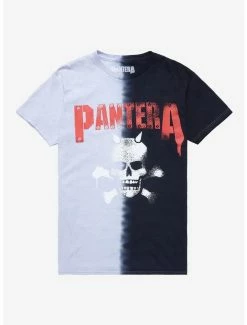 Buy ✨ Pantera Devil Skull Split-Dye Boyfriend Fit 👧 Girls T-Shirt 🔥