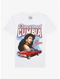 Best deal ⌛ Selena Queen Of Cumbia Lowrider Boyfriend Fit 👧 Girls T-Shirt 😀