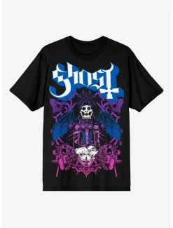 Brand new 🤩 Ghost Papa Emeritus IV Bat Wings Boyfriend Fit 👧 Girls T-Shirt 🥰