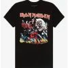 Hot Sale 🛒 Iron Maiden The Number Of The Beast Lyrics T-Shirt 🛒 -Cheap Music Tees Store 19826511 hi
