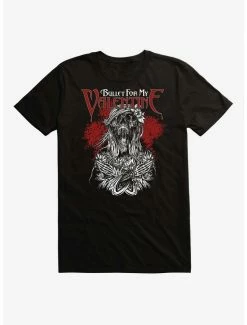Wholesale 🎉 Bullet For My Valentine Floral Corpse T-Shirt 🎁