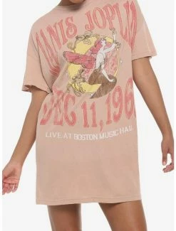 New 💯 Janis Joplin Live In Boston T-Shirt 👗 Dress 🔥