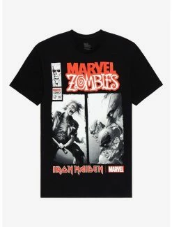 Cheapest 🌟 Marvel Iron Maiden Marvel Zombies Vs Eddie T-Shirt ❤️