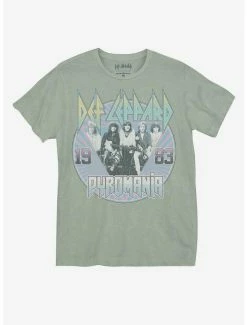 Brand new 💯 Def Leppard 1983 Pyromania Tour Boyfriend Fit 👧 Girls T-Shirt ⭐