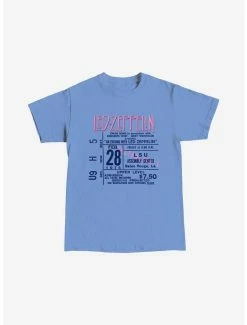 Best deal 🧨 Led Zeppelin Louisiana Ticket Stub Boyfriend Fit 👧 Girls T-Shirt ✔️