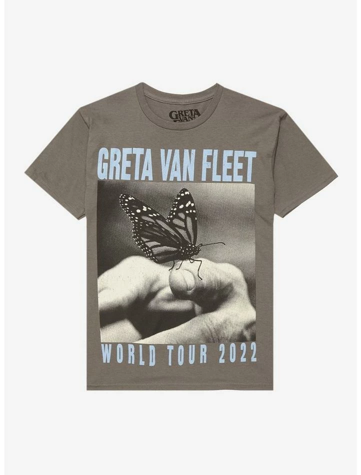 New ๐ Greta Van Fleet World Tour 2022 Boyfriend Fit ๐ง Girls T-Shirt ๐ 3 New ๐ Greta Van Fleet World Tour 2022 Boyfriend Fit ๐ง Girls T-Shirt ๐