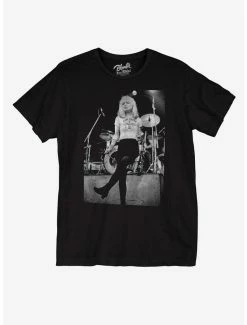 Cheap 🎁 Blondie Live Show Photo Boyfriend Fit 👧 Girls T-Shirt 🎉