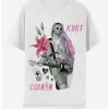 Top 10 🔔 Kurt Cobain Portrait Boyfriend Fit 👧 Girls T-Shirt 🎁 -Cheap Music Tees Store 19915700 hi