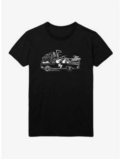 Top 10 🥰 Foo Fighters Grim Reaper Low Rider Boyfriend Fit 👧 Girls T-Shirt 💯