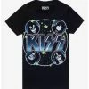 Wholesale 😍 KISS Stars Boyfriend Fit 👧 Girls T-Shirt ⭐ -Cheap Music Tees Store 19915780 hi