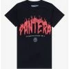 Best deal ⭐ Pantera Cowboys From Hell Boyfriend Fit 👧 Girls T-Shirt 🎁 -Cheap Music Tees Store 19915868 hi