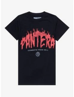 Best deal ⭐ Pantera Cowboys From Hell Boyfriend Fit 👧 Girls T-Shirt 🎁