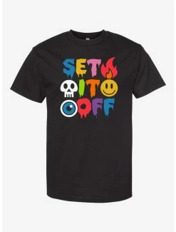 Best reviews of 🔔 Set It Off Emojis Boyfriend Fit 👧 Girls T-Shirt 🎁