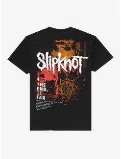 Brand new ⭐ Slipknot The End, So Far Two-Sided Boyfriend Fit 👧 Girls T-Shirt 😉 -Cheap Music Tees Store 19948688 av1